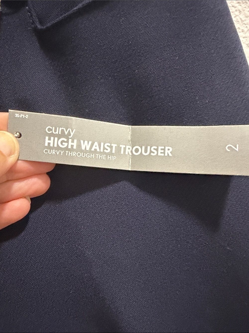 Ann Taylor Loft High Waisted Curvy Wide leg Pants - Picture 3 of 4
